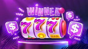 slot machine bonus round win result displayed on a mobile screen